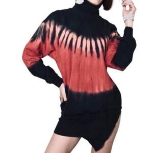 NWT Young Fabulous & Broke Tie Dye Turtleneck Sweater Dress